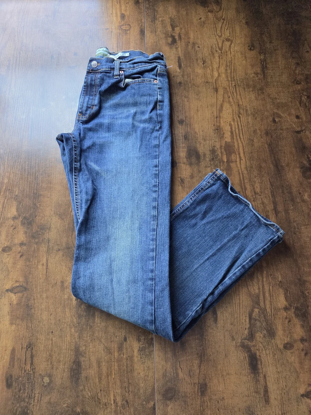 Old Navy Womens Low Waist Boot Cut Jeans Medium Wash Size 12